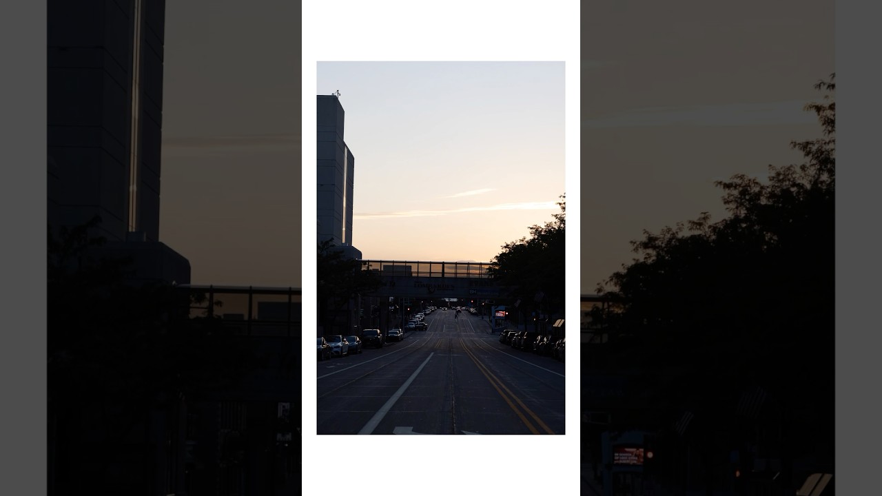 pov street photography during the sunset with before and after :)  