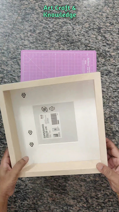 IKEA SANNAHED Photo Frame Shadow Box 25x25 unboxing | IKEA Bangalore Bengaluru | IKEA India #shorts