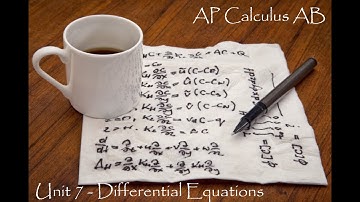 AP Calculus AB - Finding Particular Solutions to Differential Equations