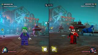 Lego Batman: Legacy of the Dark Knight Mayhem Mode DLC 2-Player Split Screen! Joker & Harley Quinn! screenshot 3