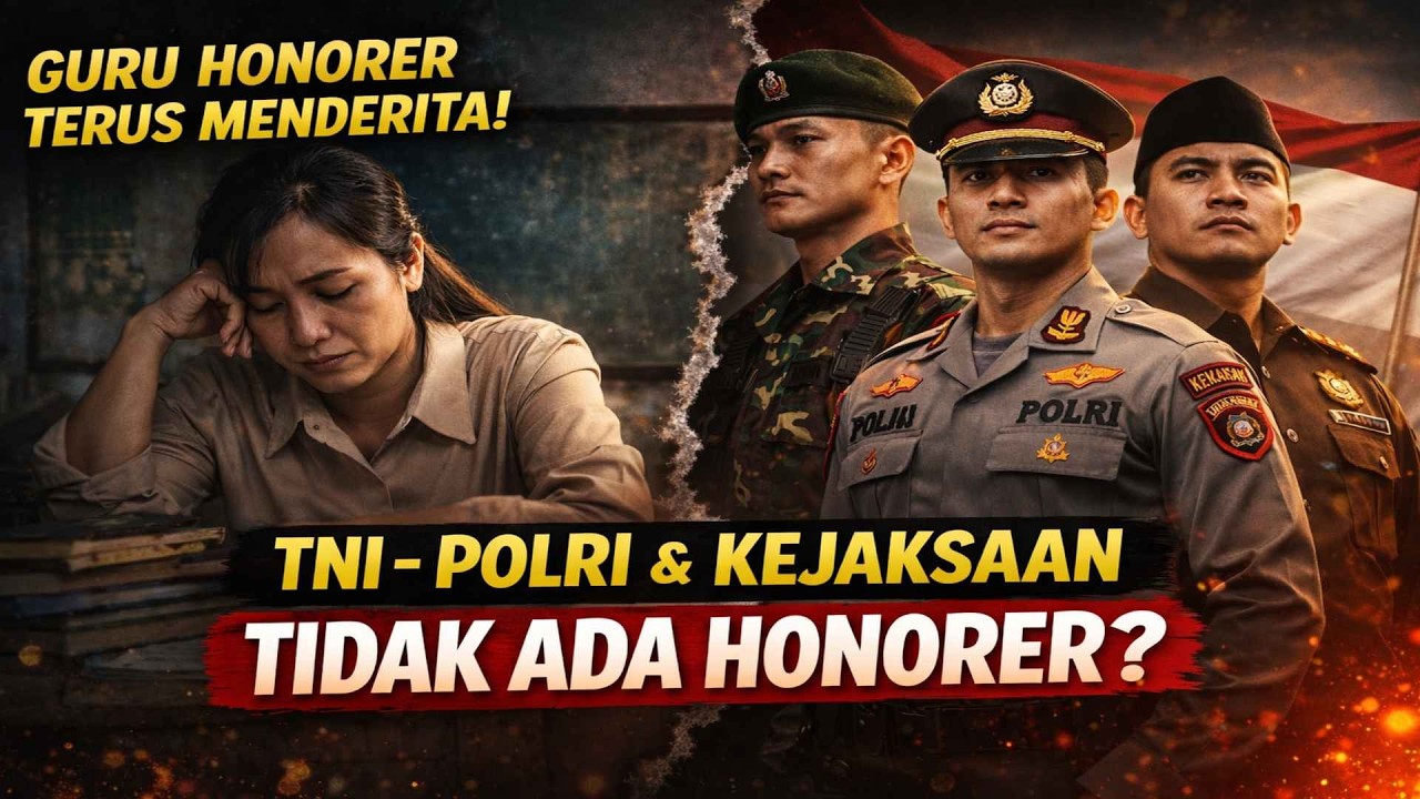 Kenapa TNI & Polisi Tidak Punya Honorer, Tapi Guru Ada?