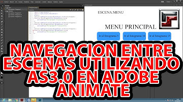 Navegacion entre escenas utilizando AS3.0 en Adobe Animate