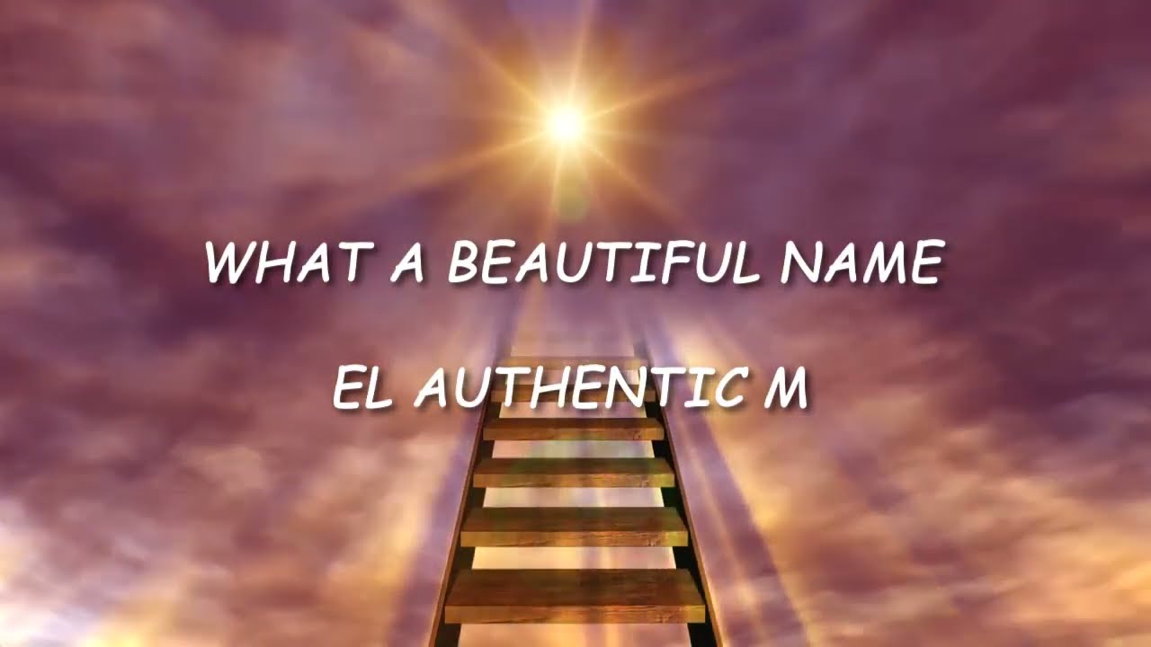 What a Beautiful Name - El Authentic M Best Worship Song (Live) With Lyrics