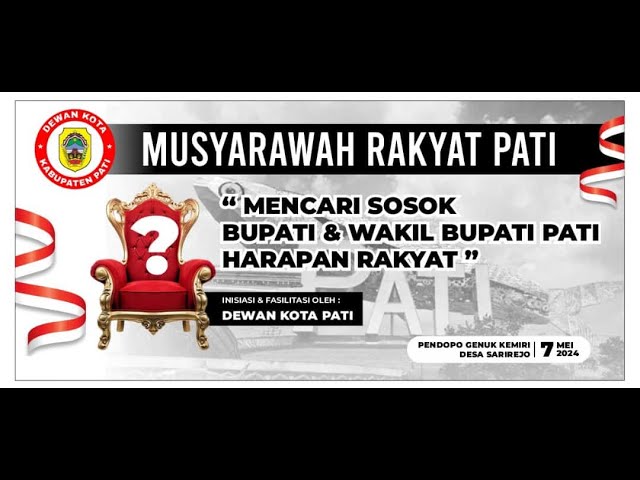 Musyawarah Rakyat  Mencari Sosok  Bupati u0026 Wakil Bupati Pati Harapan Rakyat - CAHAYA TV PATI class=