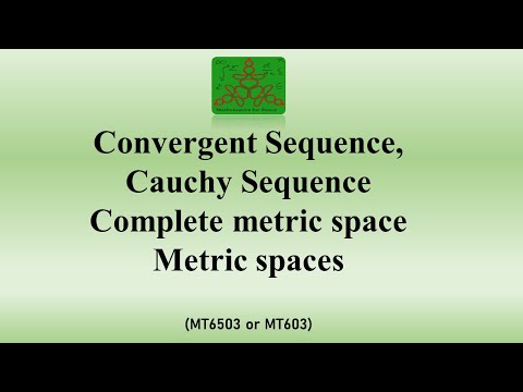 Convergent Sequence, Cauchy