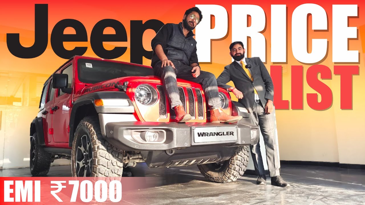 2022 All Jeep Cars On Road Price List India 🔥Ft Meridian, Compass