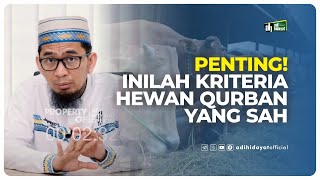 Kriteria Hewan Qurban - Ustadz Adi Hidayat