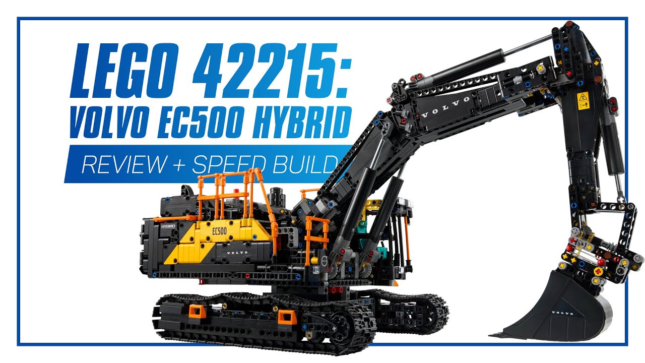 LEGO 42215 Volvo EC500 Hybrid - IN-DEPTH REVIEW - YouTube
