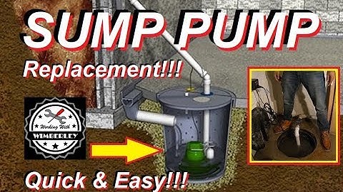 Sump Pump Replacement & Installation How To Replace A Sump Pump In Your Basement! It’s really EASY!