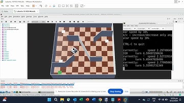 Robot simulation using WeBots and robot control using teleop. Project 2 Task 1.