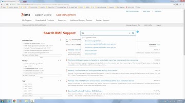 SearchBMCSupport AdvancedSearchTips
