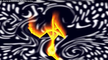 Burning Stickman Kinect WebGL Fluidsim