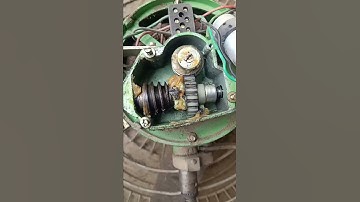 Industrial fan movment gear assembly