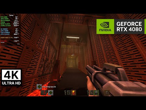 Quake II Remastered 4K Gameplay | RTX 4080 + i9 10850K