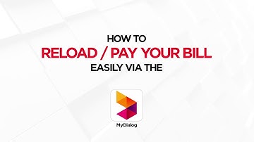 How to conveniently pay your Dialog bills via the MyDialog App