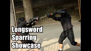 (4k) Hema Longsword Sparring Showcase-Summer??