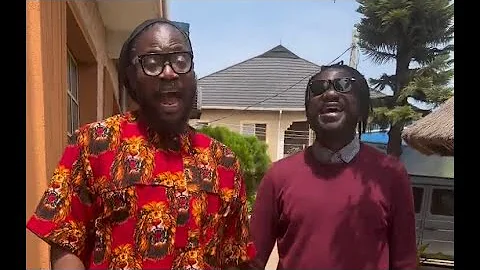 Hilarious Moment as Black Face visits Daddy Showkey