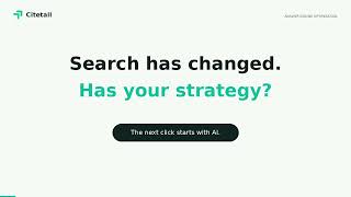Does AI See Your Brand Meet Citetail | AEO Tool