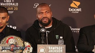 RAMAPGE VS. SONNEN - THE FULL BELLATOR 192 FINAL PRESS CONFERENCE VIDEO