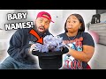 CHOOSING OUR BABY'S NAME OUT OF A HAT!