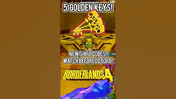 5 Golden Key SHiFT Codes for Borderlands 4! 😱
