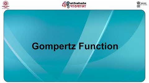 Quantitative methods II (statistical methods) | Gompertz and Logistic Regression