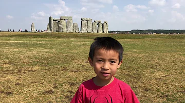 Xan-man at Stonehenge - 7/15/2018