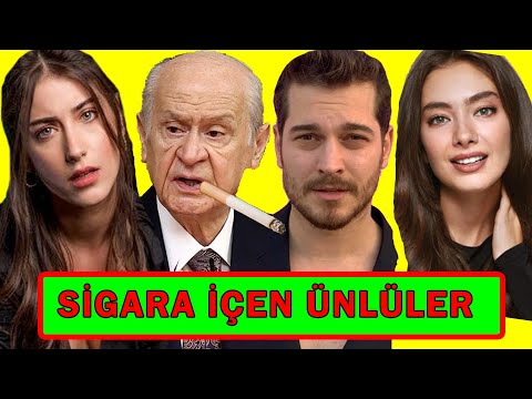 SİGARA İÇEN ÜNLÜLER - KÖTÜ ALIŞKANLIKLARI OLAN ÜNLÜLER