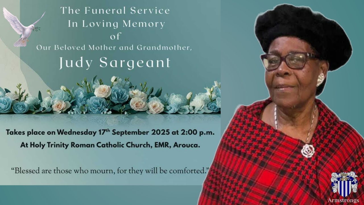Judy Sargeant Funeral Service Livestream - YouTube