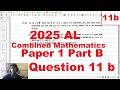 Paper 1 Part B Q11B (Factors of Polynomials) 2025 AL Combined Mathematics Paper Discussion