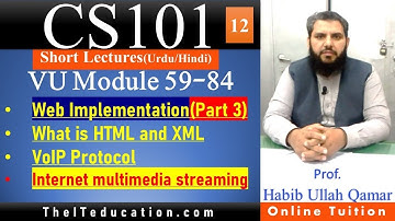 CS101 Short lectures | Network and Internet Topics 56 to Topic 84 (Part 3)