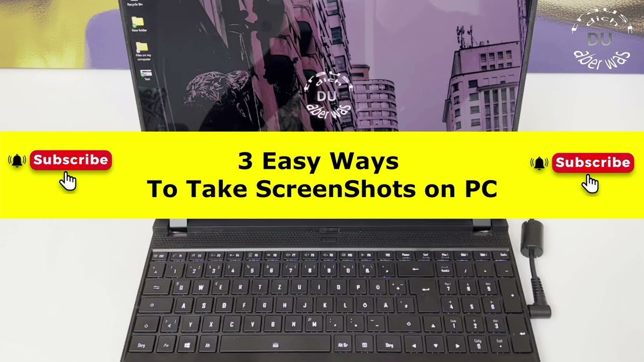 How to take a screenshot on a PC or Laptop with Windows - YouTube