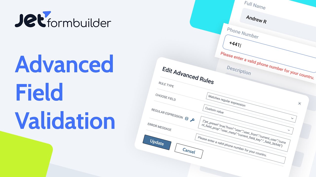 How to Use Advanced Field Validation in WordPress: Top Use Cases |  JetFormBuilder