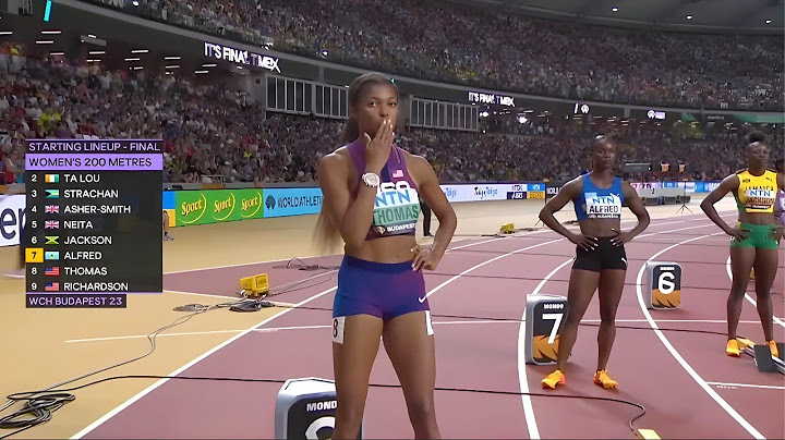 The Fastest Women's 200m Shericka Jackson Defeats Gabby Thomas And Sha’Carri Richardson