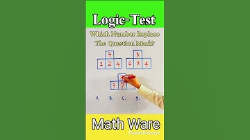 Logic Test Math | Which Number To Replace The Question Mark?  #shorts #maths #logic