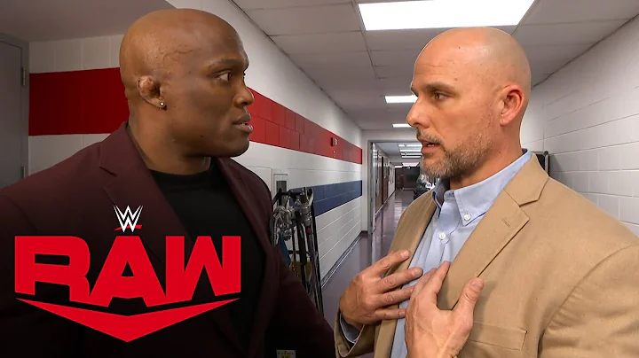 Adam Pearce reprimands Bobby Lashley for putting h...