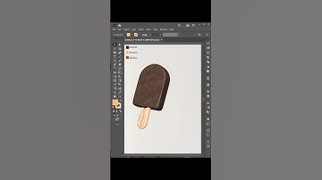 How to create a 3D ice cream in illustrator ✅ #shorts #youtubeshorts #edit #status #gfx #beginners