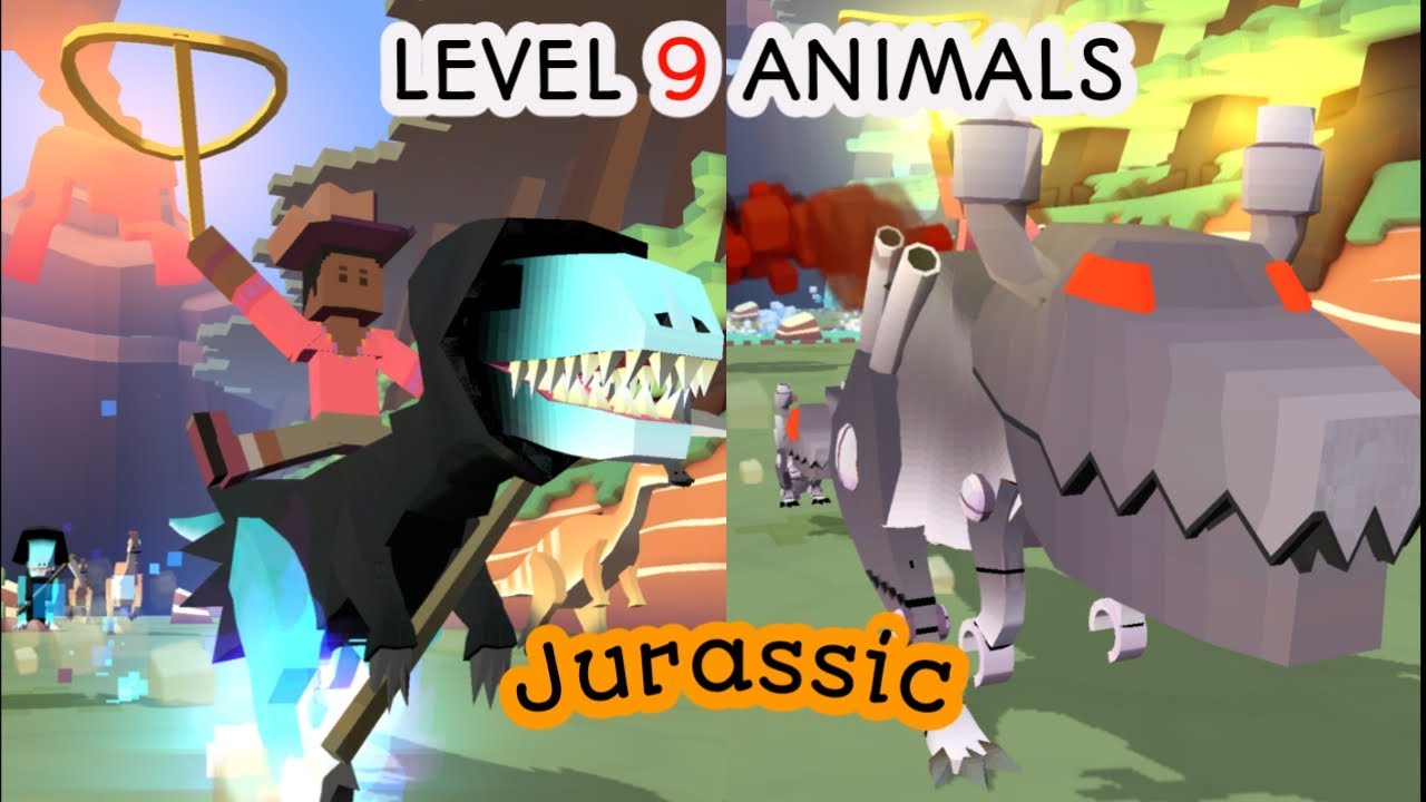 Taming all Level Nine Animals in JURASSIC ||Rodeo Stampede India ...