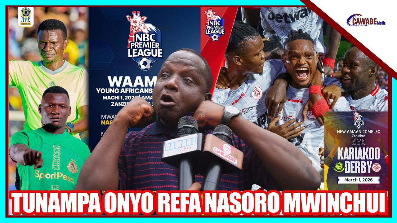 MZEE MALINYI AMPA ONYO KALI REFA MWINCHUI/ YANGA HAWATOKI LABDA WABEBWE NA REFA WAO.
