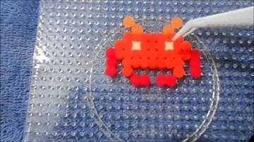 DIY Space Invaders Pixel Art