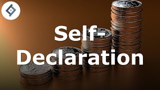 Self-Declaration | Law of Trusts