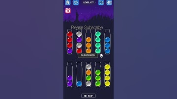 Ball sort puzzle level 177