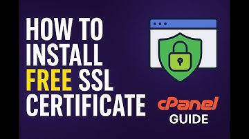 HOW TO INSTALL FREE SSL CERTIFICATE #WebsiteSecurity