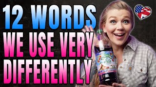 12 WORDS THE UK AND AMERICA USE DIFFERENTLY | USA VS UK | AMANDA RAE | WORDS WE USE VERY DIFFERENTLY