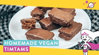 Homemade Vegan Tim Tams recipe | HAPPY WAY