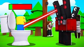 OS SPEAKERMANS enfrentam o SKIBI TOILET (Roblox Skibi Toilet Tower Defense)