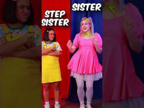 Видео: Sister vs Stepsister! #shorts #dance #trend #sister #rec #joke #stepsisters