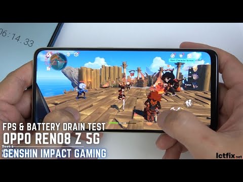 Oppo Reno8 Z 5G Genshin Impact Gaming test | Snapdragon 695