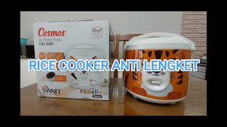 Cosmos CRJ 3307 | Rice Cooker Anti Lengket | Smart Heating System