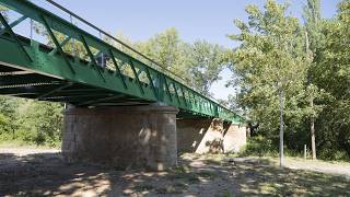 Capellán destaca el valor patrimonial y sostenible del restaurado puente metálico de Alberite